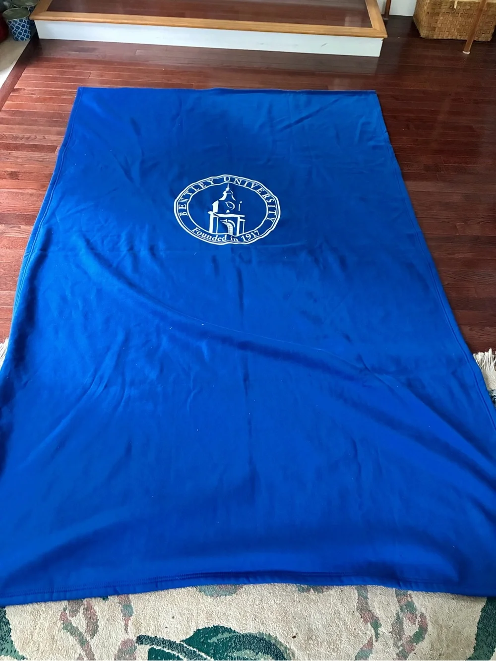 Bentley University Blue Large Blanket